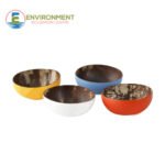 Lacquered Outside Coconut Bowl Wholesale