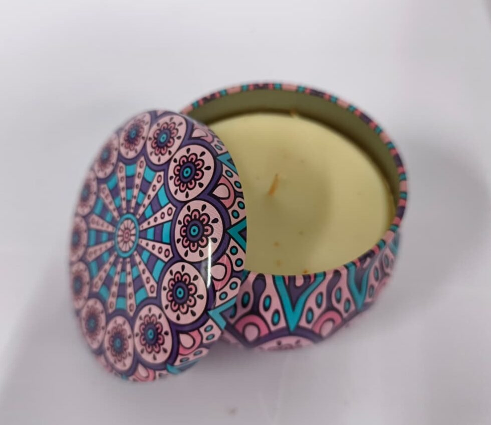 Natural Scented Wax Candle | 120gms | Tin Jar